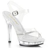 5 Inch Heel LIP-108R Clear